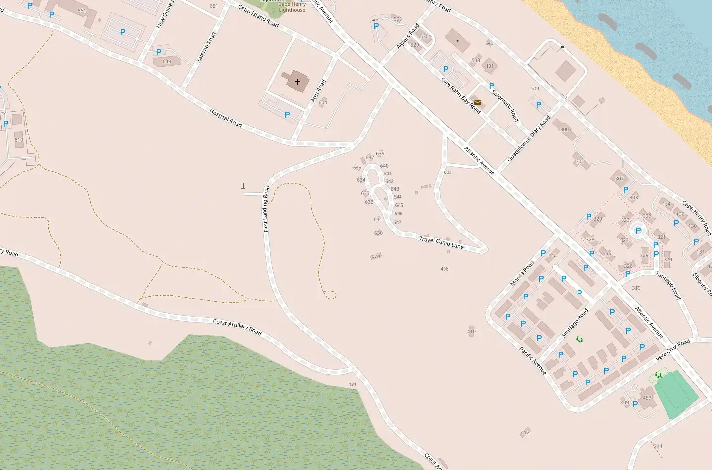 Fort Storey Map Fort Story Campground in Virginia Beach, (2026) | All campgrounds ...