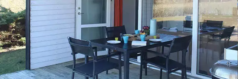 Interiér ubytování Helnæs Camping