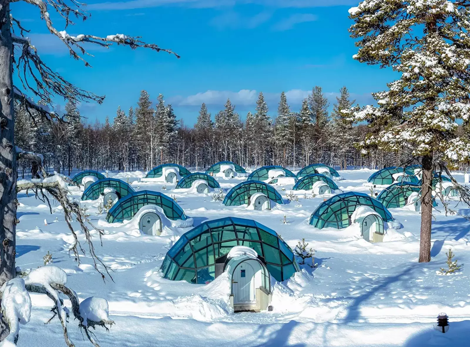 Kuppeltelt Kakslauttanen Arctic Resort