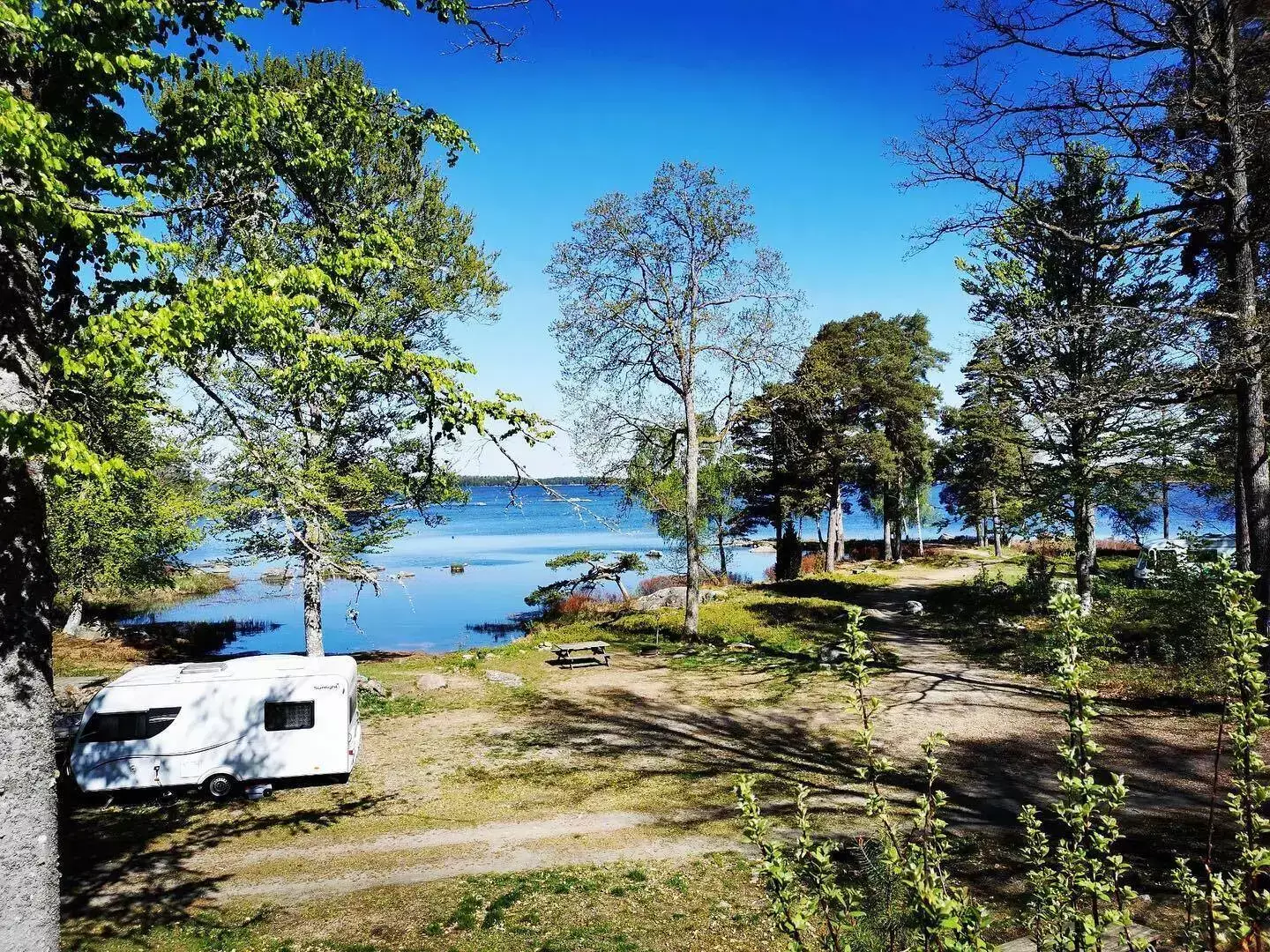 Campervan pitch Kärrasands Camping
