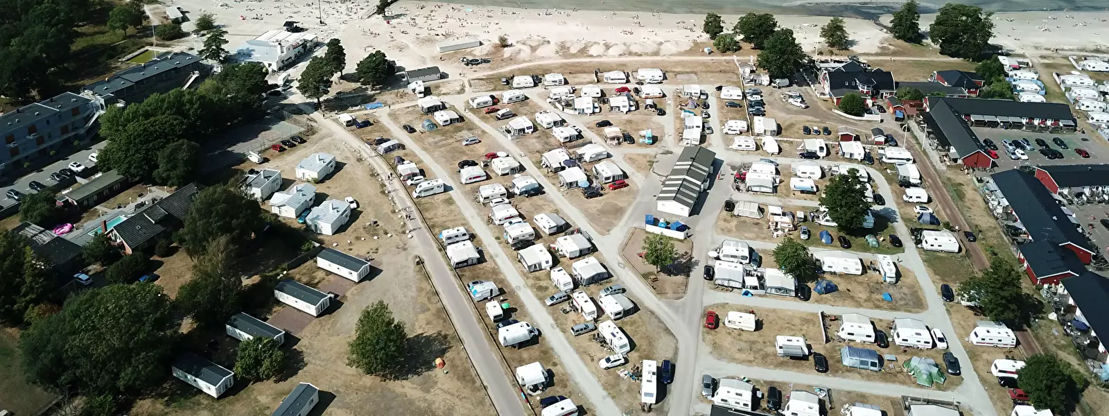 Pohled Köpingbadens Camping