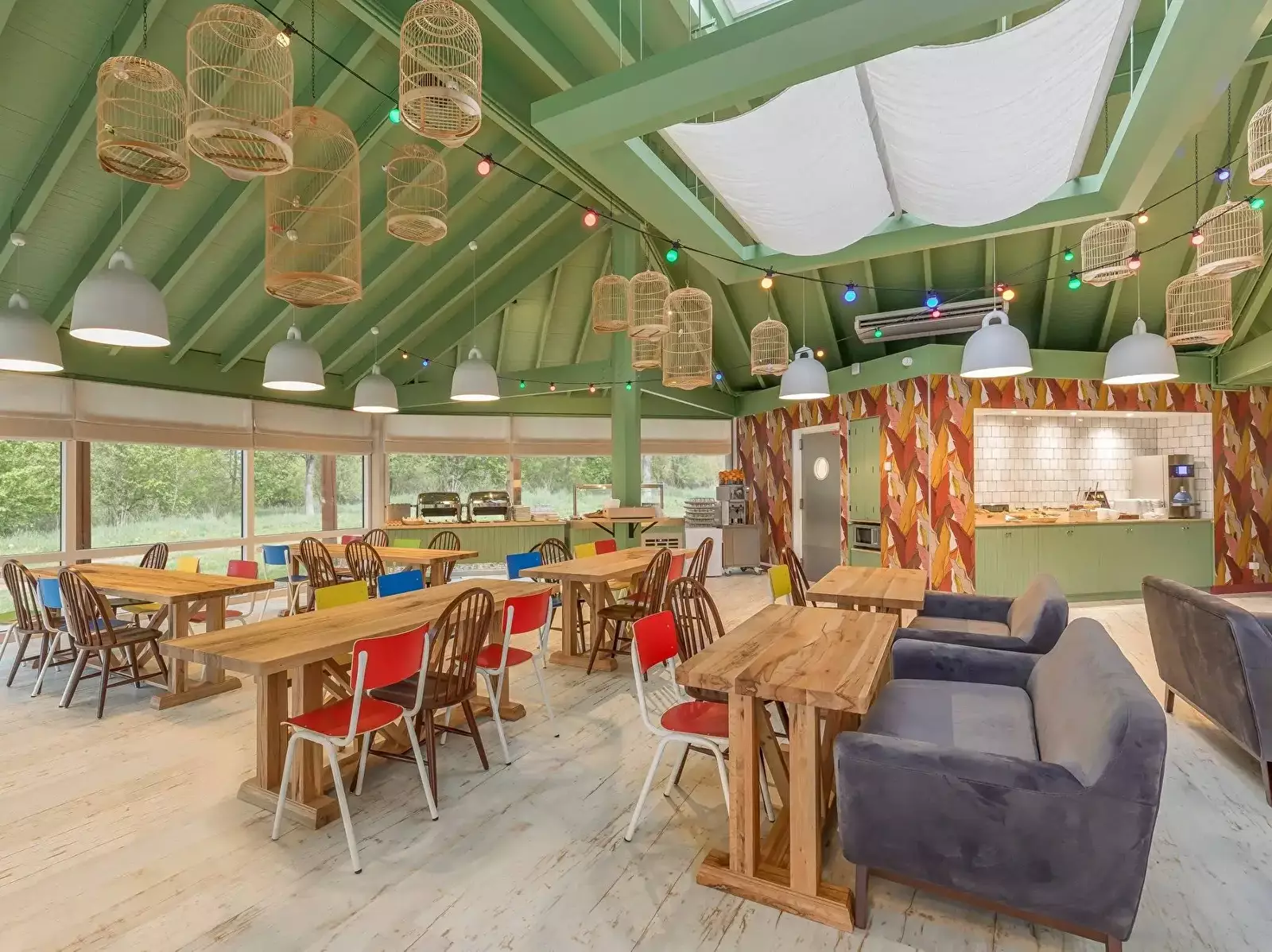 Kavárna restaurace bar Les Bois-Francs - Centerparcs
