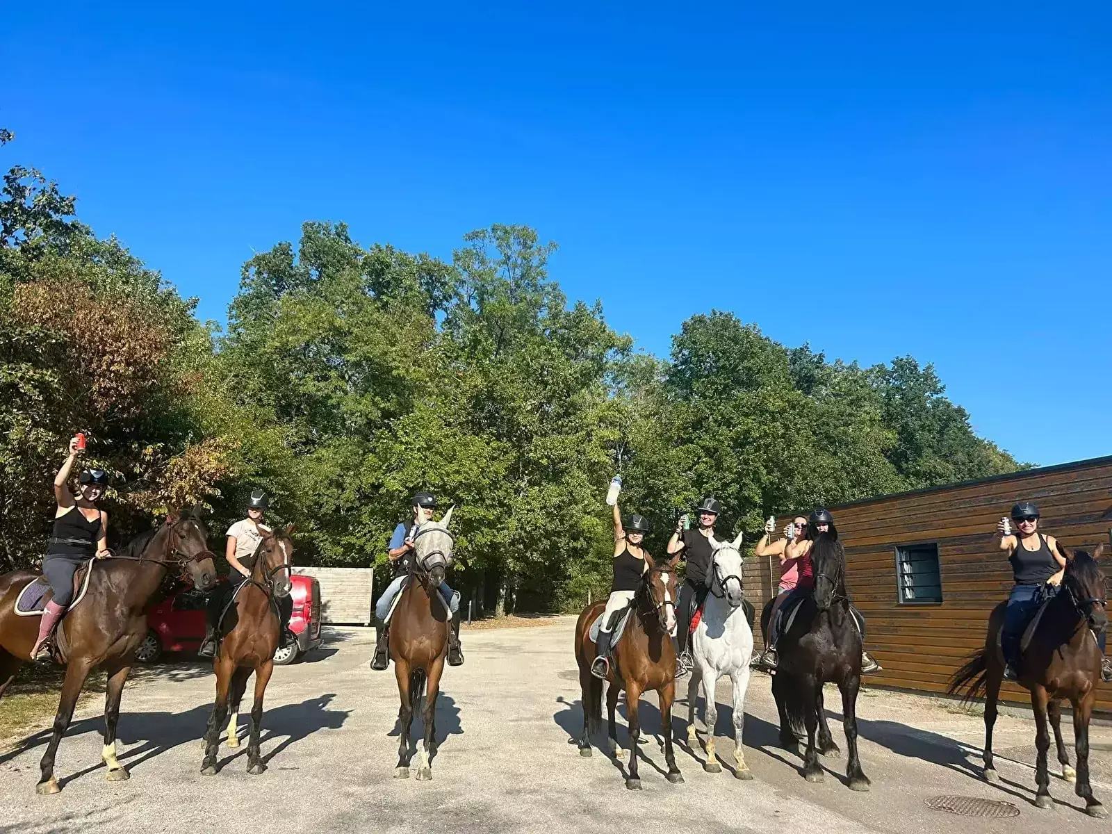 Pony oder Pferd reiten Les Chalets de la Vingeanne