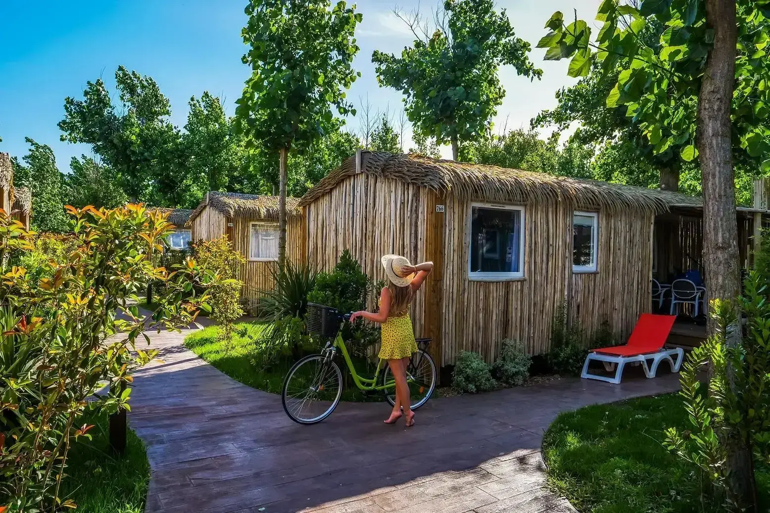 sichtschutz für camping Windschutz mit 3 Elementen, 500x140cm, Po