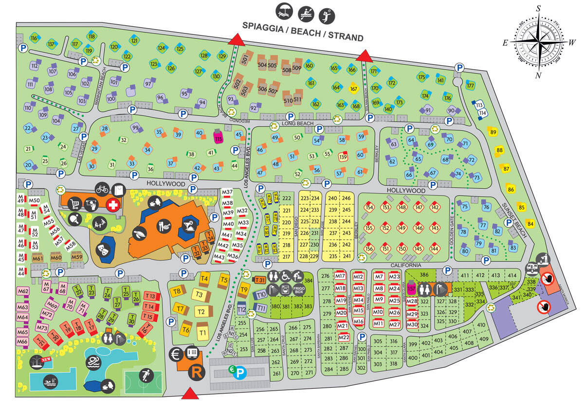 Malibu Beach Camping Village In Jesolo Italy Jetcamp Com