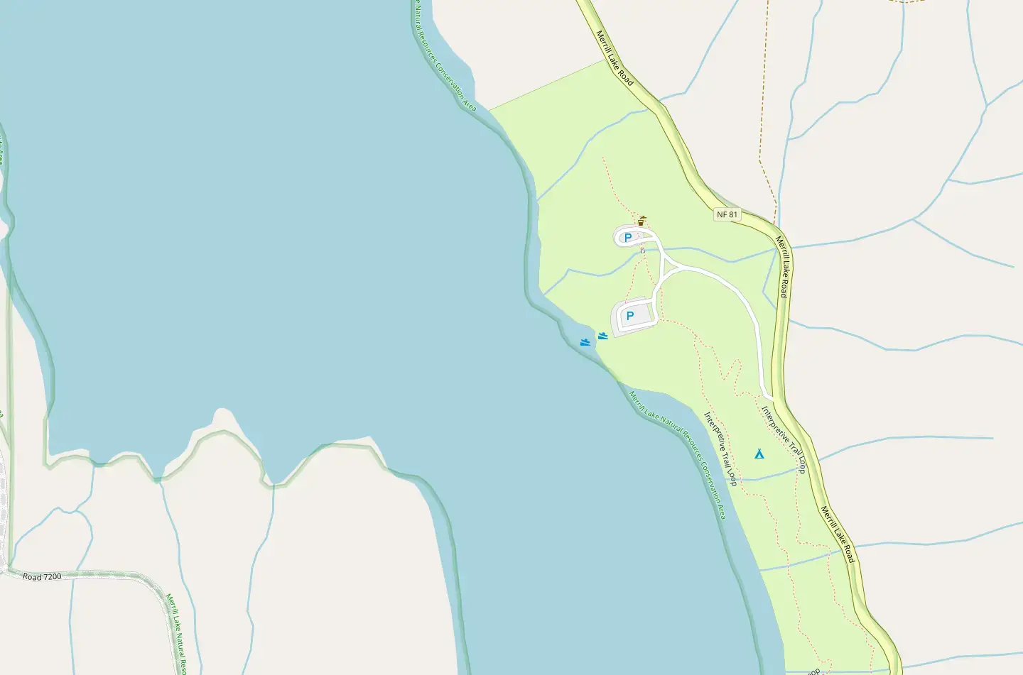 Merrill Lake Campground In Cougar United States Of America 2026 Merrill Lake Campground Map 809868.webp
