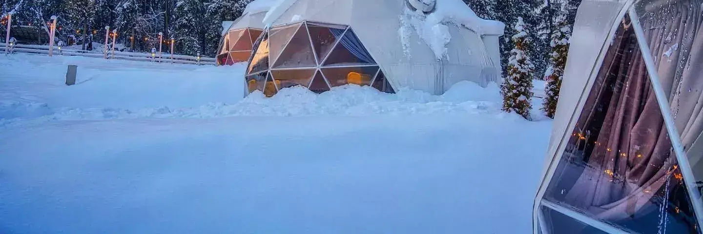 Winter images Mountain Glamp