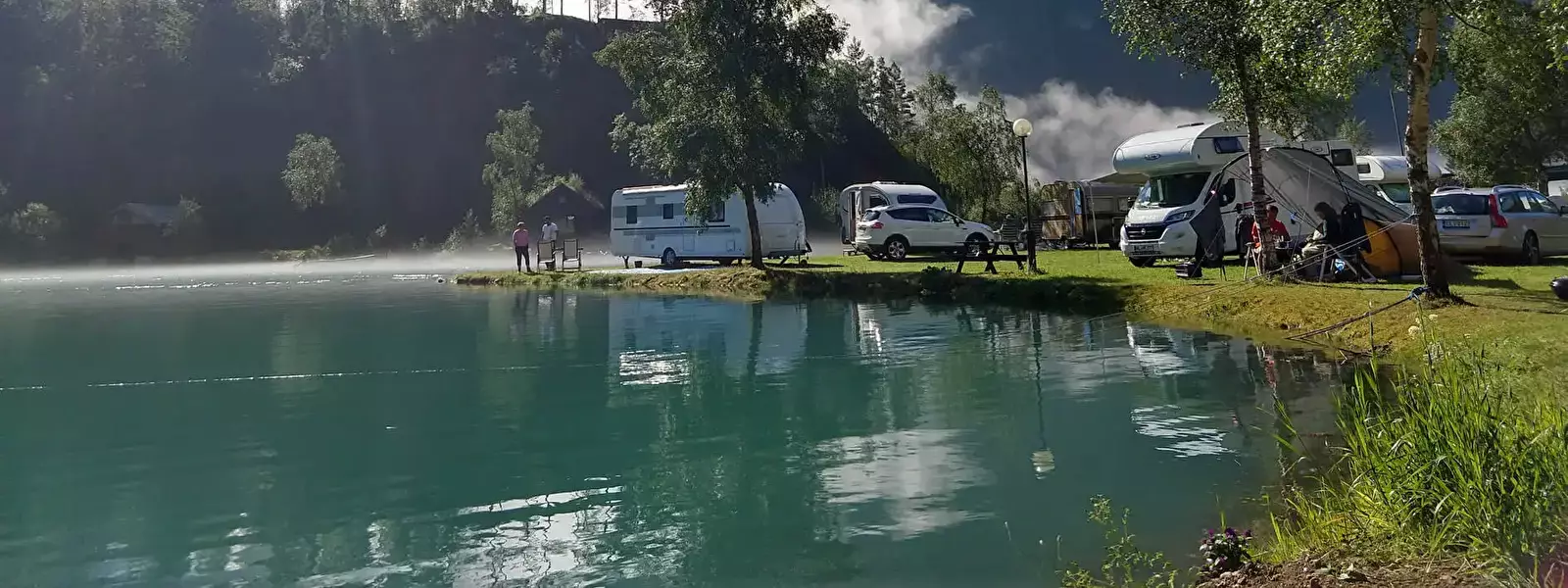 Aussicht Oldevatn Camping