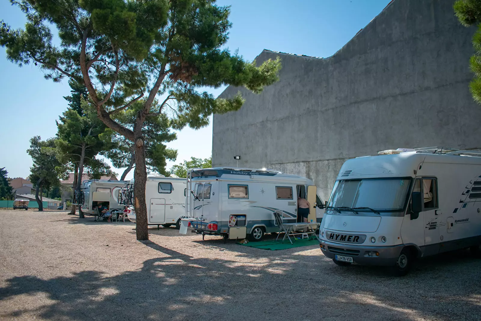 Stání pro karavany Olivia camper stop