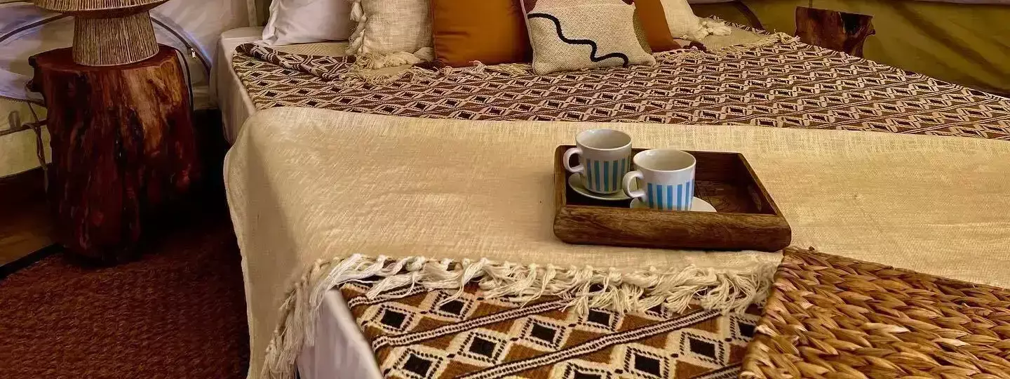Interior tent Paradiso del Mare Glamping Resort