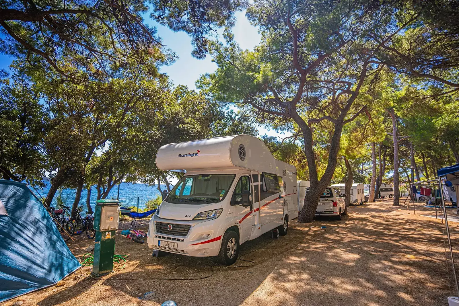 Piazzola camper Rapoća Camping Village