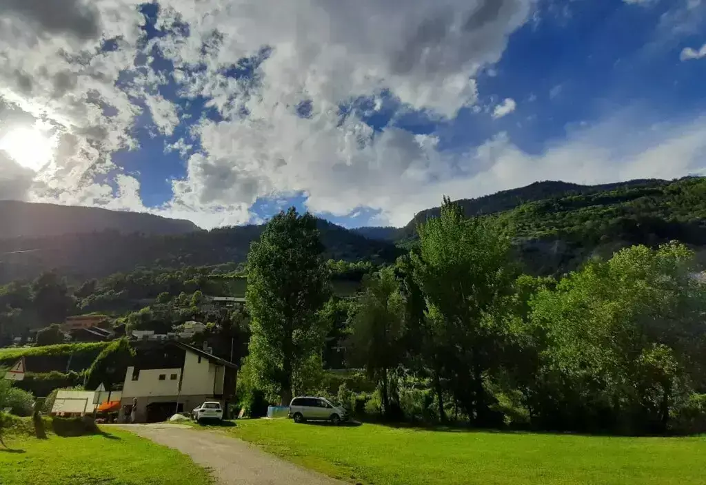Udsigt Restaurant Tunetsch - Camping Strauss