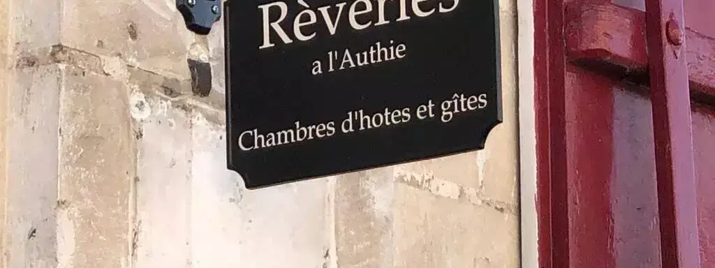 Eingang Reveries a l'Authie