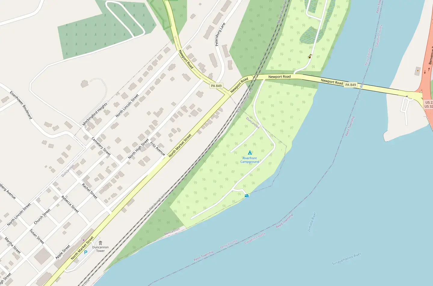 Riverfront Campground In Duncannon United States Of America 2026 Riverfront Campground Map 804383.webp