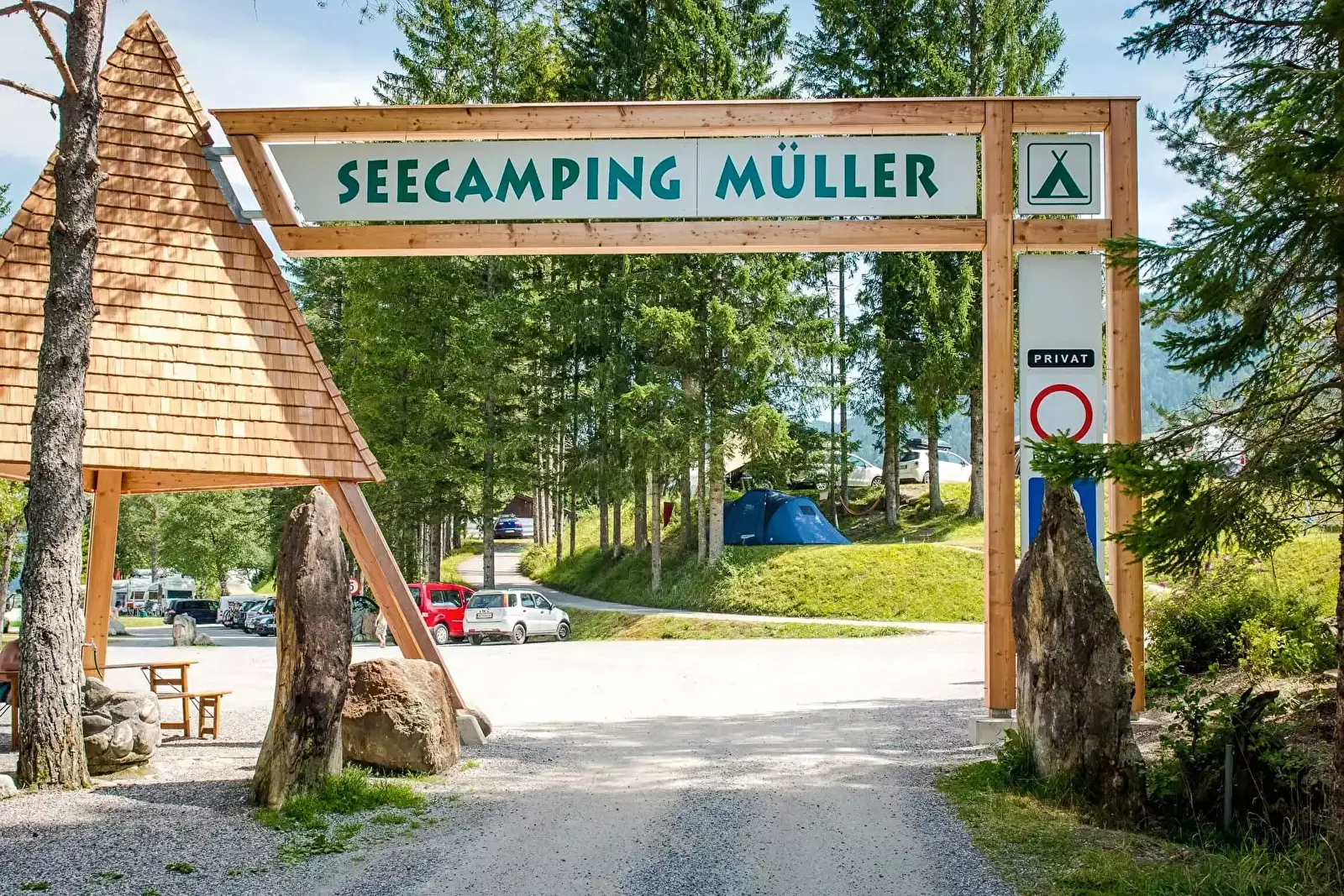 Vchod Seecamping Müller