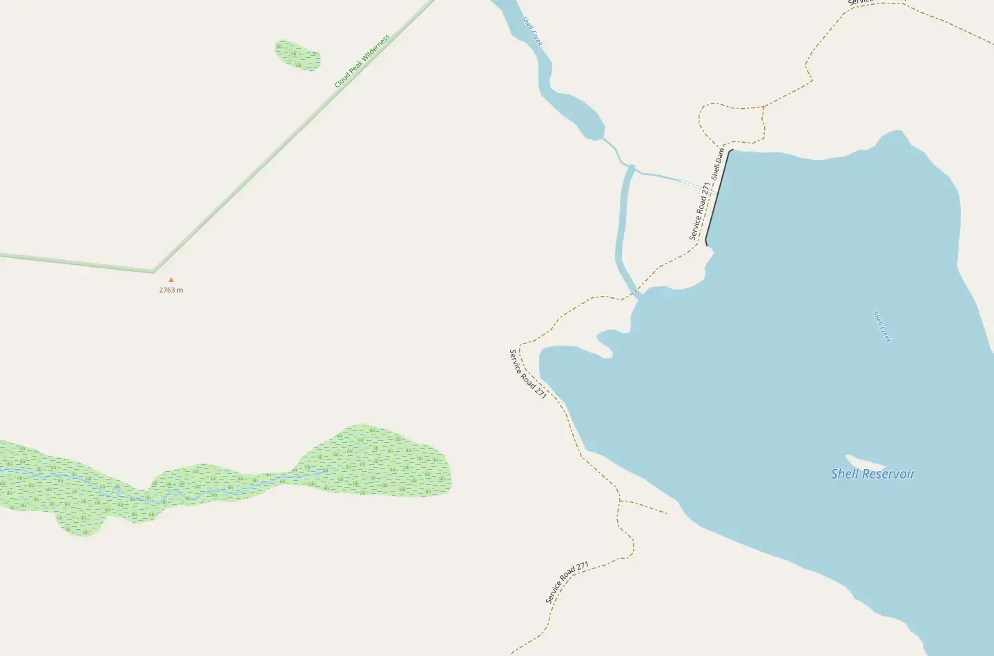 Shell Lake Rv Campground Map Shell Reservoir Camping Area in Shell, (2026) | JetCamp.com