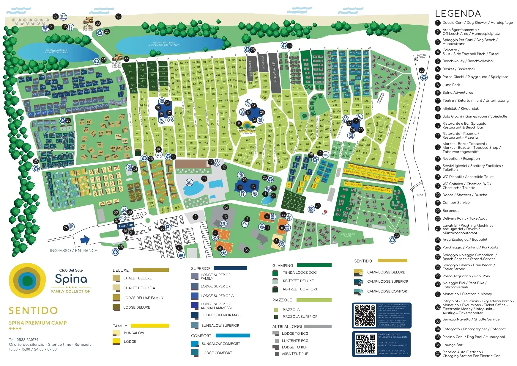 Spina Family Collection - Club del Sole in Lido di Spina, Italien (2026) |  Buchen Sie Ihren Campingplatz auf JetCamp.com