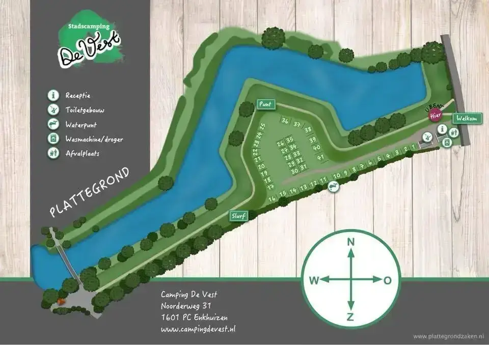 Stadscamping de Vest in Enkhuizen, Niederlande (2026) | Buchen Sie Ihren  Campingplatz auf JetCamp.com