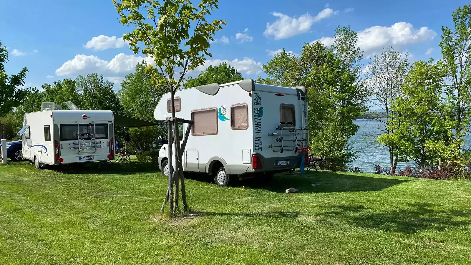 Campervan pitch Stellplatz Rozkoš
