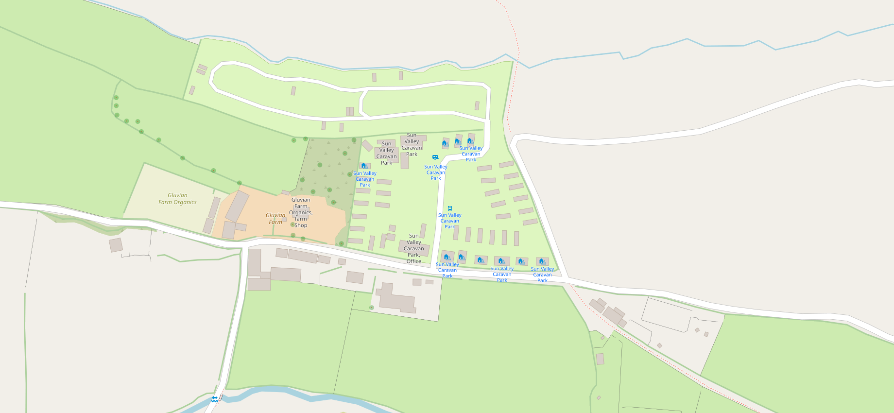 Sun Holiday Parks Map Sun Haven Valley Country Holiday Park In Newquay, Uk | Jetcamp.com