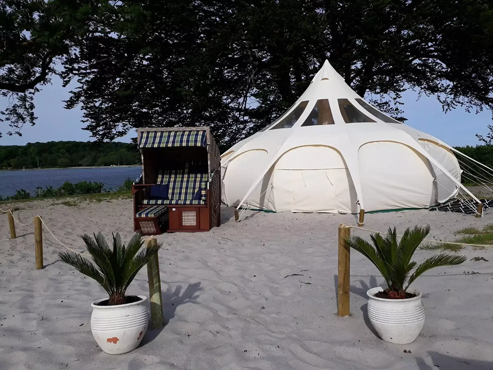 Lotus Belle tent Svendborg Sund Camping