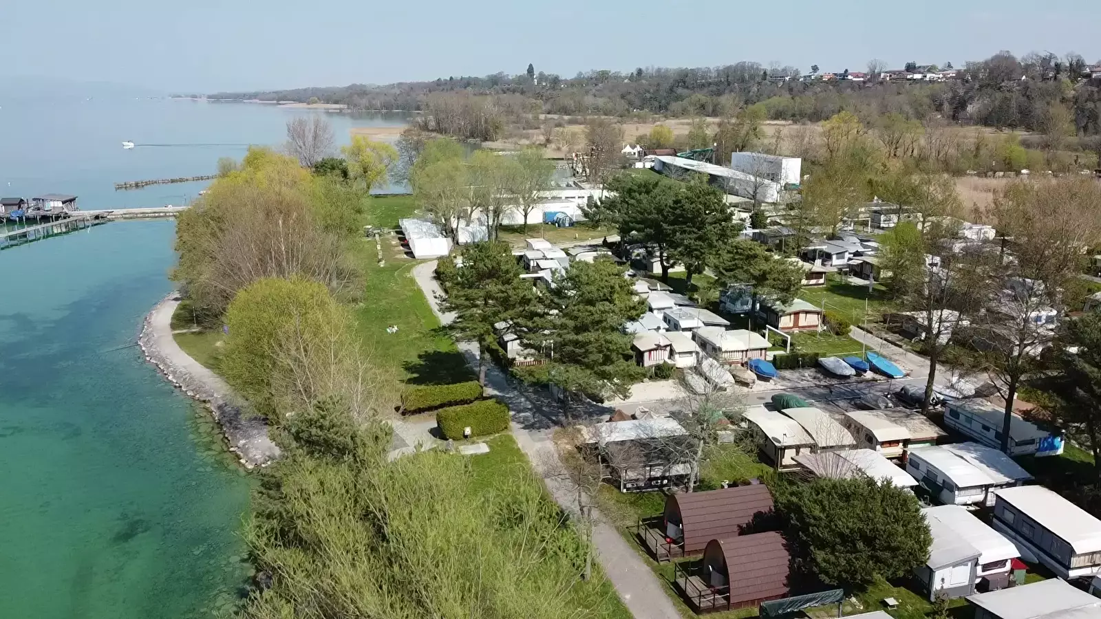 Aussicht TCS Camping Estavayer La Nouvelle Plage