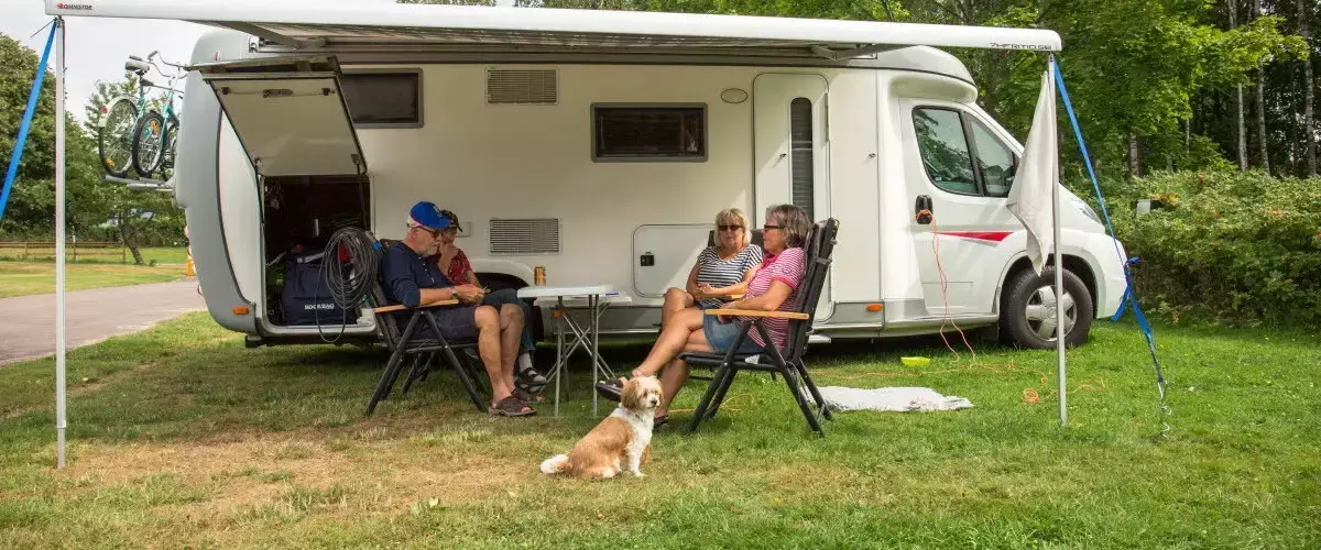 Campervan pitch Tidaholms Camping