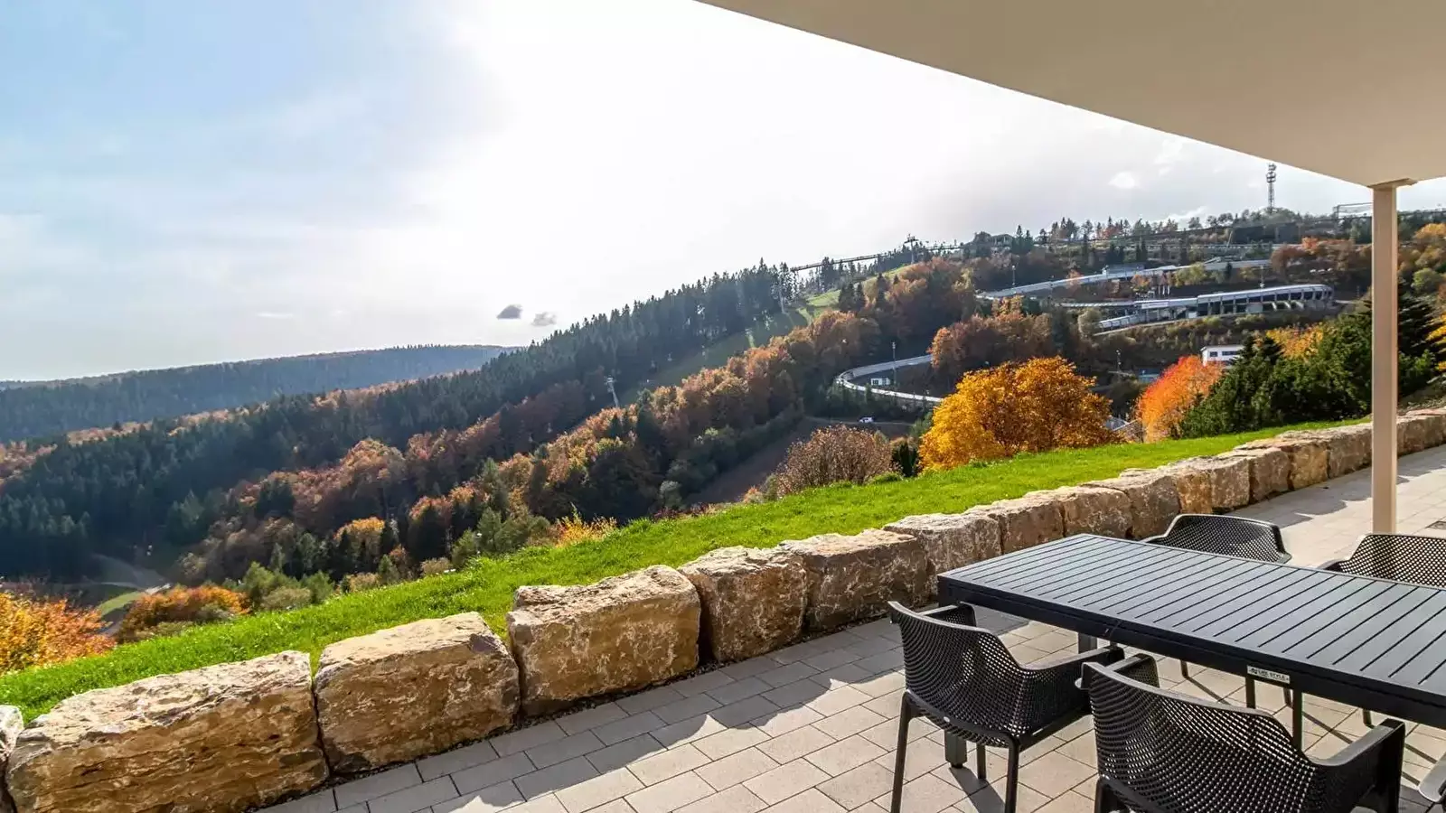 Pohled UplandParcs Bergblick