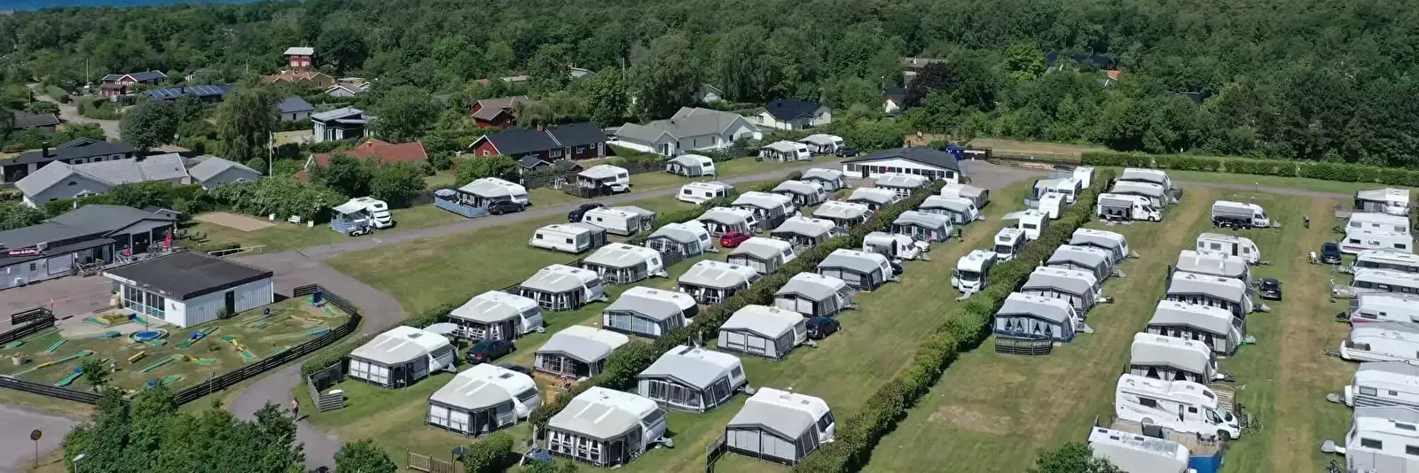 Overview Vilshärads Camping