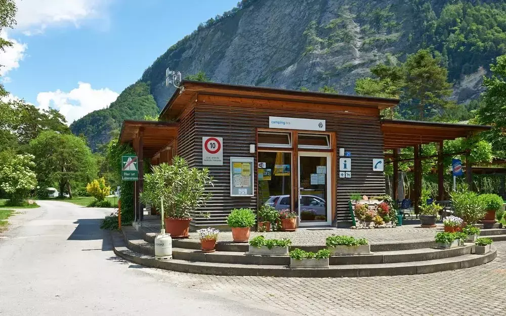 Empfang Waldcamping Landquart