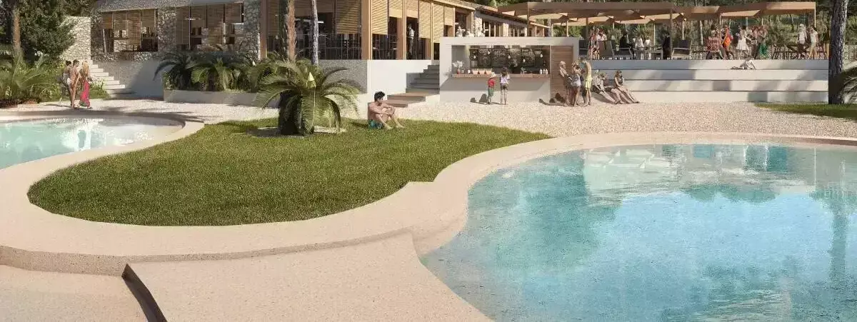 Schwimmbad wecamp Cala Montgó